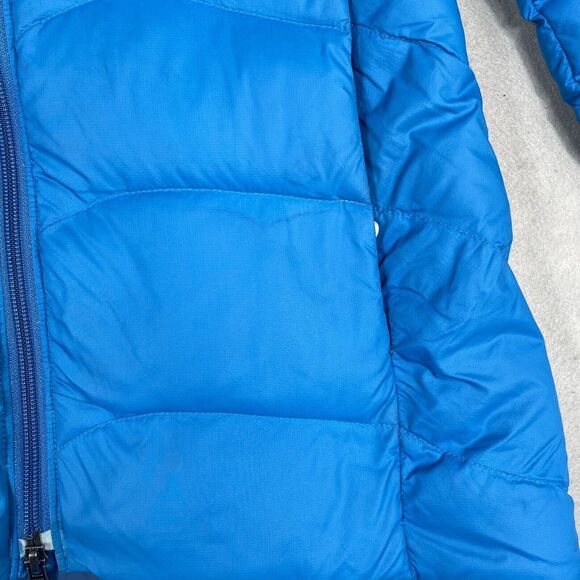 Mountain Hardwear Puffer Jacket Coat Womens Small Blue Down Filled Fleece Lined - Picture 5 of 14
